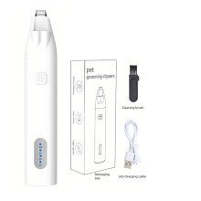 Waterdichte elektrische trimmer voor hondenhaar, oplaadbaar, geschikt voor huisdierverzorging, geluidsarme trimset voor huisdieren.