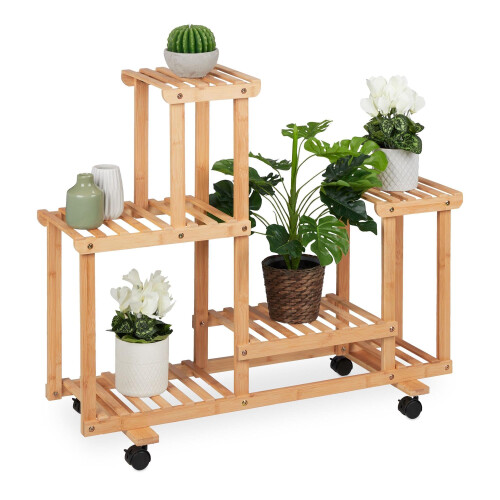 Hylde til planter i bambus