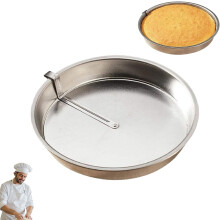 Perfectrelease Cakevorm, 9,7 inch snelontgrendelende cakevormset met hendel, set met gemakkelijk te lossen cakevormen, ronde bakvormen (1 stuk)