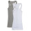Γυναικεία & Plus μπλουζάκια γυμναστικής Cami Racerback με ριμπ ύφανση από βαμβάκι 1