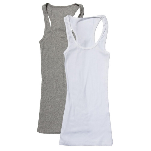 Γυναικεία & Plus μπλουζάκια γυμναστικής Cami Racerback με ριμπ ύφανση από βαμβάκι