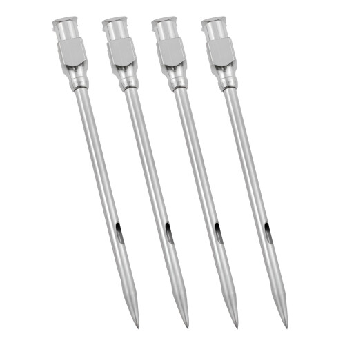 Edelstahl-BBQ-Marinadespritzen-Set, 4-teilig