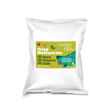 Cutting It Vine Premium Dried Mealworms for Wild Birds, 10L (2 x 5L Bags) Natura