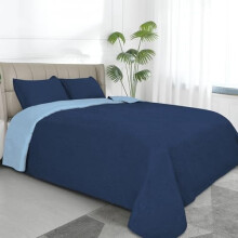 Wendebettwäsche-Set (Doppel-/Queensize) mit 2 Kissenbezügen