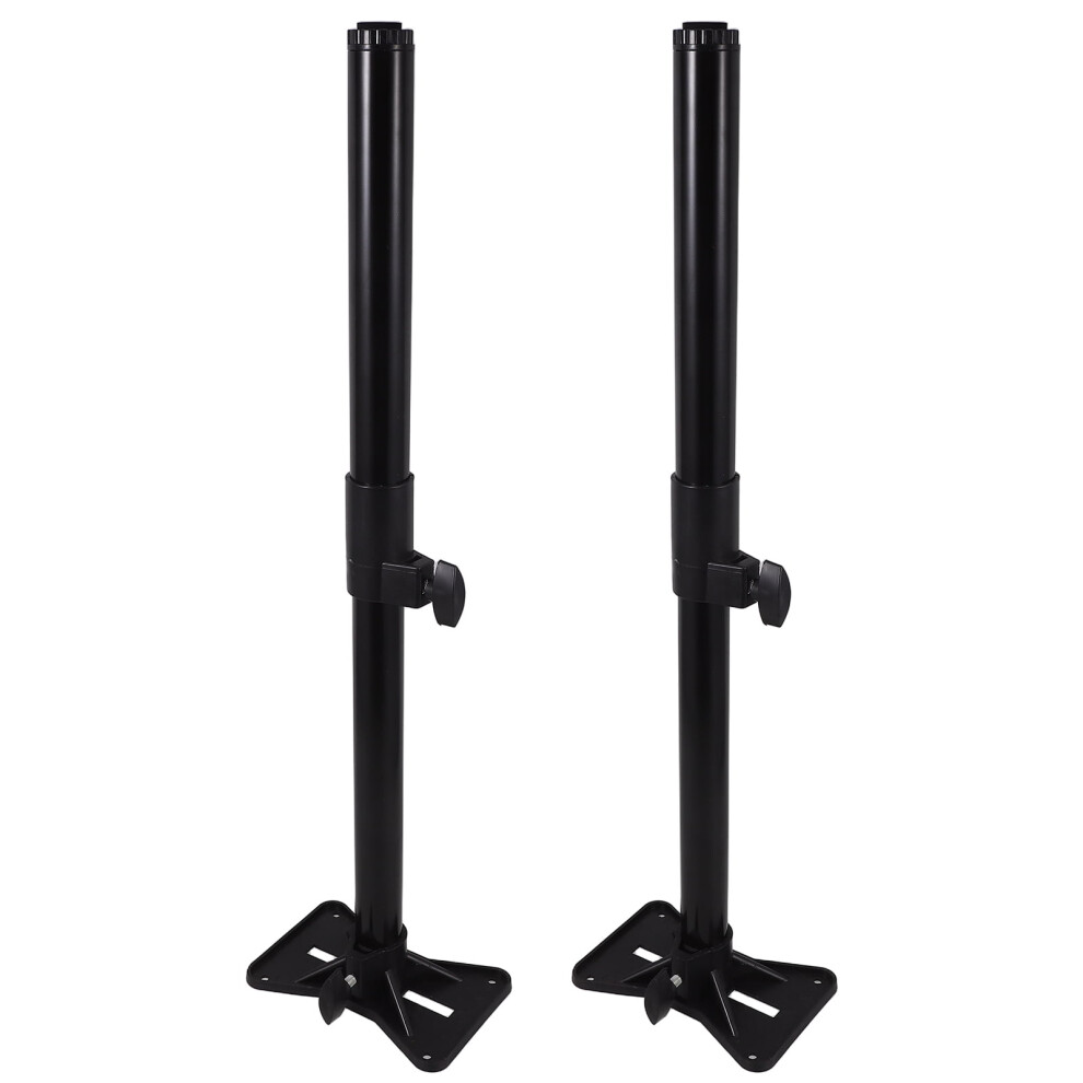 Ounona 2Pcs Metal Adjustable Bracket For Kitchen Undermount Sink Support Black Support Poles For Bathroom Washbasin Sink Support Legs 9557311826320