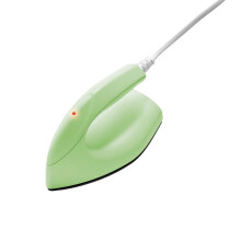 Plancha de mano portátil para eliminar arrugas en diversos tejidos.
