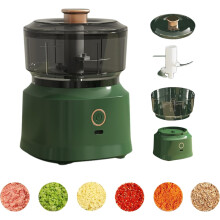 Portable Electric Garlic Chopper Cordless Grinder, 350ml with USB Charging for Pepper, Onion, Nuts