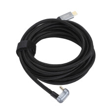 U-förmiges USB-C Gen2 Kabel 10 Gbit/s 100 W 300 cm Silber