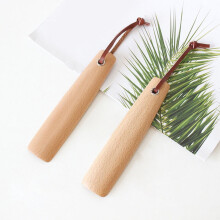 2Pcs Shoe Horn for Seniors Khaki Ergonomic Design Smooth Finish Compact and Portable