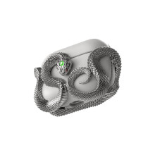 Metal and Leather AirPods Pro 3 Case