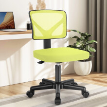 Ergonominen verkkotyötuoli pieniin tiloihin vihreä