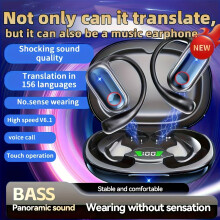 Cluasáin Gan Sreang WISEZONE Oscailte le Bluetooth 5.4
