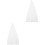 2Pcs Foldable White Tripod Speaker Stand Covers for Cable Management 5