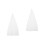 2Pcs Foldable White Tripod Speaker Stand Covers for Cable Management 6
