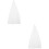 2Pcs Foldable White Tripod Speaker Stand Covers for Cable Management 8