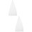2Pcs Foldable White Tripod Speaker Stand Covers for Cable Management 9