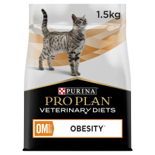 PRO PLAN VETERINARY DIETS OM Obesity Chicken Dry Cat Food 1.5kg