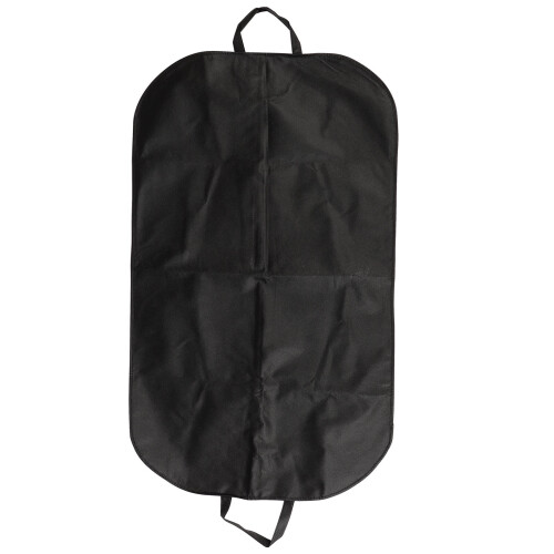 Hængende dragtpose – Non-Woven, Foldbar, Sort