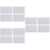 96Pcs Light Grey Transparent Plastic Self Adhesive Packaging Bags 7