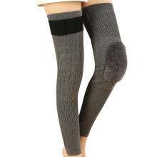 Ginocchiere compressive in cashmere per un supporto termico caldo
