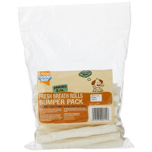 Good Boy - Fresh Breath Rolls - Dog Chews - Made From 100 Percent Natural Rawhide - Pack of 18 - Dental Chews For Dogs