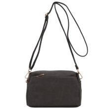 Malá trojitá zipsová crossbody kabelka