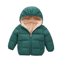 Manteau d'hiver pour bébé garçon et fille, manteau à capuche, veste chaude et épaisse, vêtements d'extérieur pour enfants de 12 à 18 mois