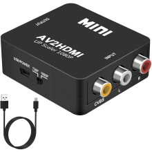 RCA til HDMI Converter1080p AV-adapter