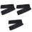 3Pairs Black Elbow Padded Sleeve Breathable Arm Guard Adjustable Strap 3