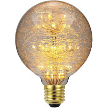 Tűzijáték izzó, 3 W-os retró csillagos izzó E27 foglalat Vintage Edison szabályozható LED izzó Tündér Tűzijáték Dekoratív LED izzó