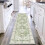 Covor tip runner vintage boho, 3x8ft, antiderapant, din lână artificială 1