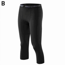 Men's Compression Pants 3/4 Shorts - Sports Leggings, Basketball, AU Stock, Size XL