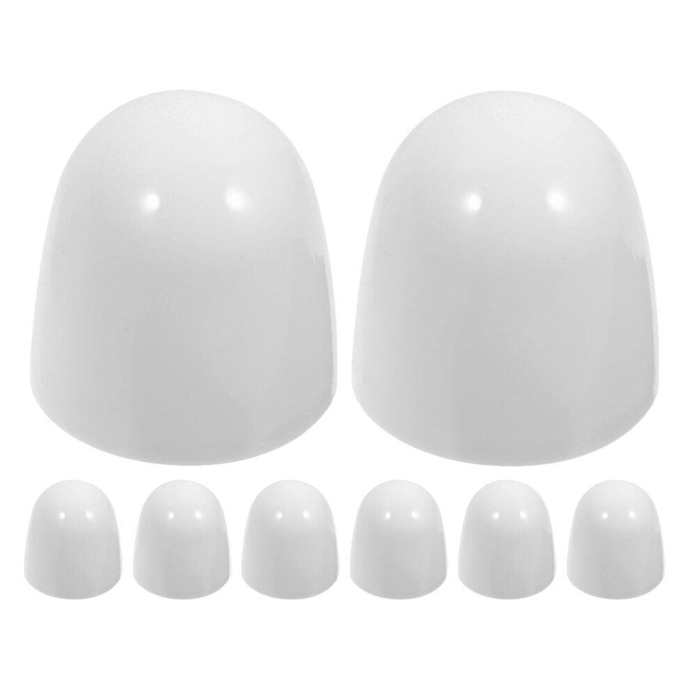 8 Pcs Toilet Bowl Caps For Bolts Decorative Cover 9327961515345