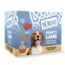 Burns Pet Natural Nutrition Adult & Senior Wet Dog Food Hearty Lamb, Carrots & W