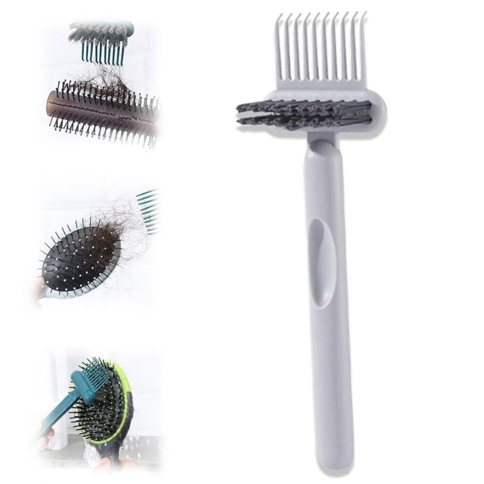 Unisex 2 In 1 Hair Brush Cleaner Tool With Pick