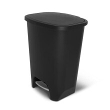 Coș de gunoi de 20 de galoane - Coș de gunoi de bucătărie din plastic cu capac cu protecție împotriva mirosurilor - Mâini libere, cu pedală
