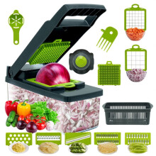 14-in-1 Vegetable Chopper with Container – Onion, Garlic, Salad Slicer & Dicer, Compatible with KitchenAid Stand Mixers