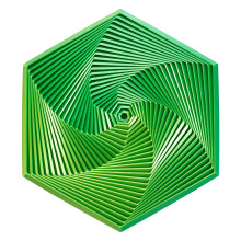 Juguete antiestrés hexagonal fractal para adultos