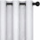 Greyish White Thermal Soundproof Curtains with Silver 1