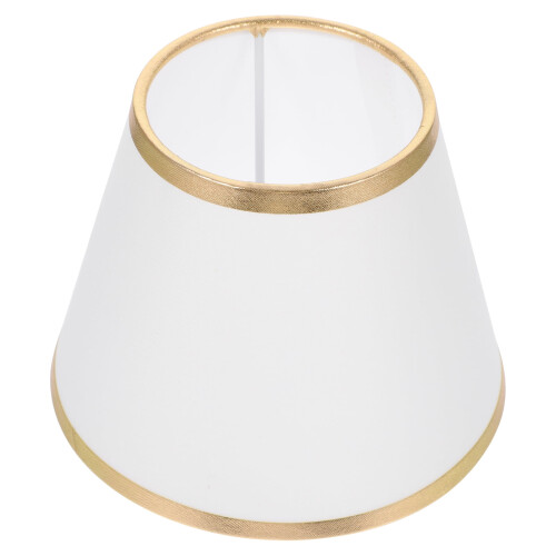 1 peça de cúpula de tecido prática, luminária exclusiva e elegante com clipe para lâmpada.