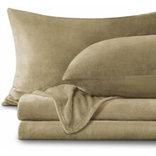 Flanellilakanasetti, queen size – pehmeä, tuplaharjattu