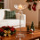 Ψηλές ριγέ γυάλινες βάσεις κηροπήγιων για κεντρικό τραπέζι – Διακόσμηση Αγίου 1
