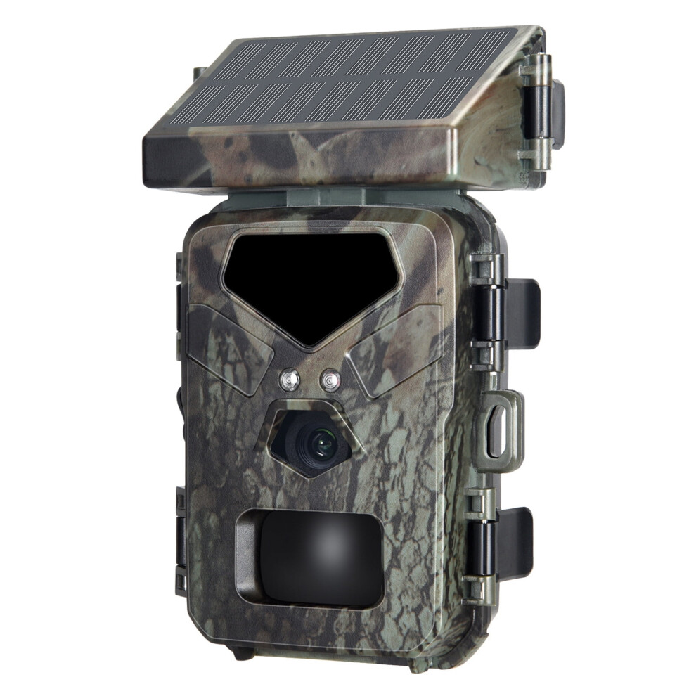 Outdoor Scientific Research Hunting Camera Solar Panel Infrared Night Vision Surveillance Camera, Green 9353595366268