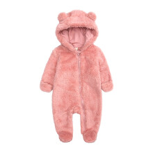 Tuta intera per bambini, pantaloni, vestiti per neonati, tutina invernale in pile per bambini, pagliaccetto con cappuccio, cappotto con cerniera,