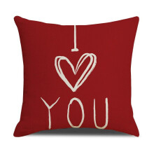Fodere per cuscini di San Valentino 45x45 cm, federe decorative a forma di cuore per divano, letto, poltrona – decorazioni per anniversario,