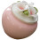Rosa Keramik-Teedose, 11 cm, luftdicht 1