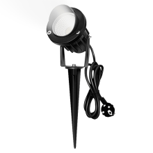 Projecteur de sol RGB 10W multicolore avec télécommande pour éclairage paysager de pelouse