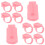 10-pack virkade fingerringar i plast 1