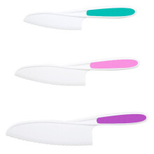 Set van plastic taartuitstekers met ophanggat, 3 maten