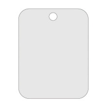 EASTIN Lichtgewicht acryl handspiegel met anticondensoppervlak, gemakkelijk op te hangen – voor make-up, scheren en reizen